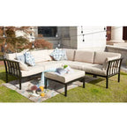 6-teiliges Loungesofa-Set – Patio Festival