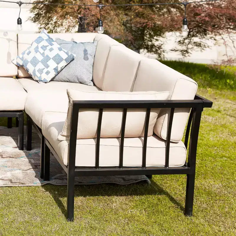 6-teiliges Loungesofa-Set – Patio Festival