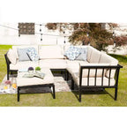6-teiliges Loungesofa-Set – Patio Festival
