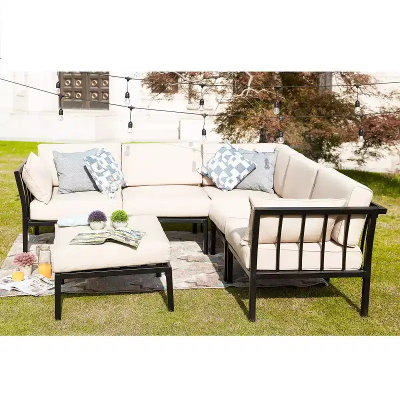 6-teiliges Loungesofa-Set – Patio Festival