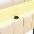 Gepolstertes Plattformbett mit USB-Anschlüssen & LED-Beleuchtung – Einzel-/Doppelbettgestell mit 2 Schubladen – Modernes Schlafzimmer
