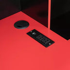 Gamer Hub Tagesbett mit Schreibtisch, RGB-Beleuchtung, Ladestation, Schubladen und Bücherregal-Kopfteil