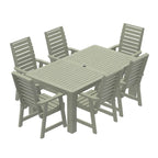 HIGHWOOD PROFESSIONAL 7-teiliges Outdoor-Esszimmer-Set 42x72