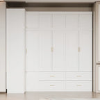 93.9H/74.2H Schrank Kleiderschrank Garderobe Hängende Schubladen Aufbewahrung
