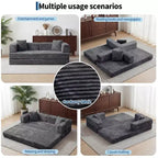 80.7 5-in-1 Schlafsofa – Kord, 544 kg, kein Aufbau