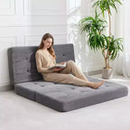 39x75 dreifach faltbares Memory Foam Schlafsofa, 6 getuftete Matratze