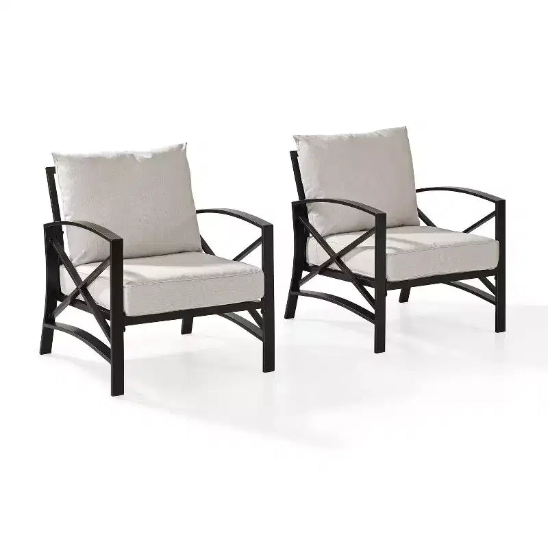 Crosley Kaplan Outdoor-Sessel-Set, 2-teilig