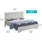 Passion Furniture Lorana und Queen Panelbetten