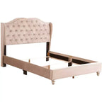 Passion Furniture Joy Jewel Tufted Doppelbett mit Paneel