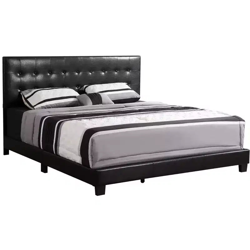 Passion Furniture Caldwell Queen Panel Bed