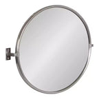 Kate and Laurel Taurus Pivot Wall Mirror, 26x24, Silver