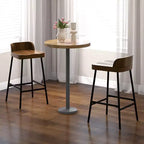 Costway 2er/4er-Set 62 cm niedriger Barhocker, Industrie-Design, Thekenhöhe