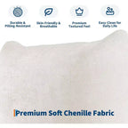 Modulares Chenille-Liebessofa, 2-Sitzer-Cloud-Sofa mit hochelastischem Schwamm, knochenloses Sofa für kleine Räume