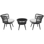 Kyomi 3-teiliges Loungeset – Indoor/Outdoor – PAT9032 – Safavieh