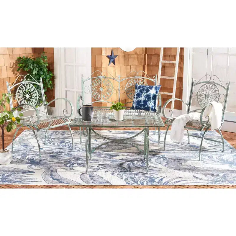 Sophie 4-teiliges Terrassenmöbel-Set – Innen/Außen – PAT5001 – Safavieh