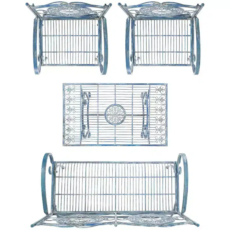 Sophie 4-teiliges Terrassenmöbel-Set – Innen/Außen – PAT5001 – Safavieh