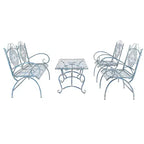 Sophie 4-teiliges Terrassenmöbel-Set – Innen/Außen – PAT5001 – Safavieh