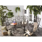Sophie 4-teiliges Terrassenmöbel-Set – Innen/Außen – PAT5001 – Safavieh