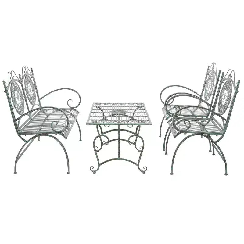 Sophie 4-teiliges Terrassenmöbel-Set – Innen/Außen – PAT5001 – Safavieh