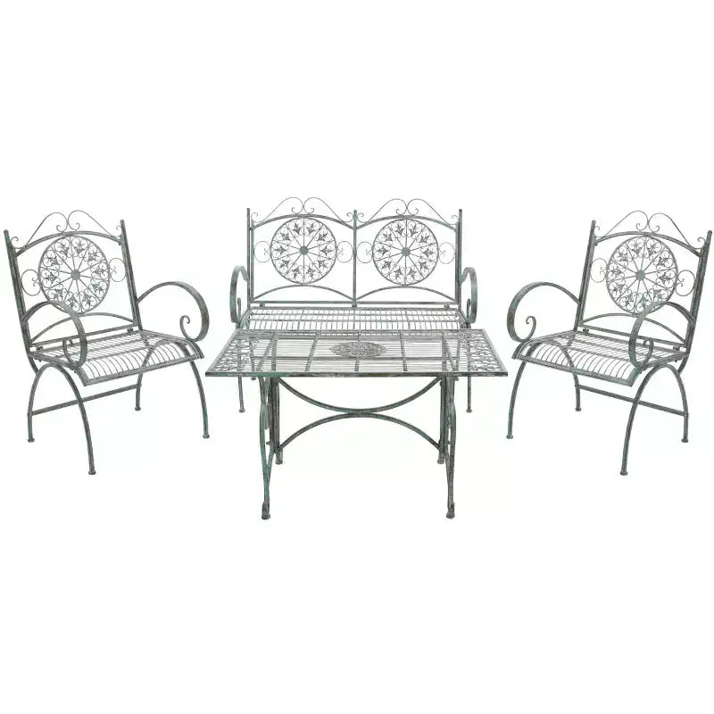 Sophie 4 Piece Patio Set - Indoor/Outdoor - PAT5001 - Safavieh