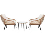 Warlen 3-teiliges Lounger-Set – Innen/Außen – PAT9016 – Natur/Beige – Safavieh