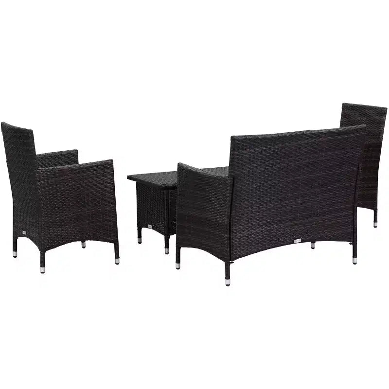 Figueroa 4-teiliges Terrassenset – Innen/Außen – PAT2508 – Safavieh