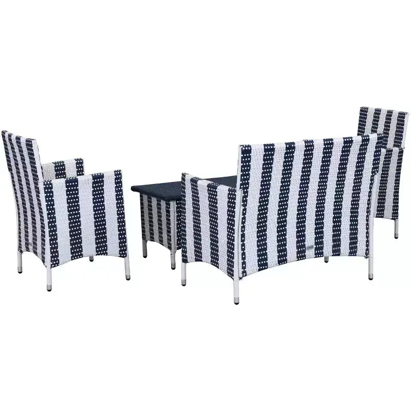Figueroa 4-teiliges Terrassenset – Innen/Außen – PAT2508 – Safavieh