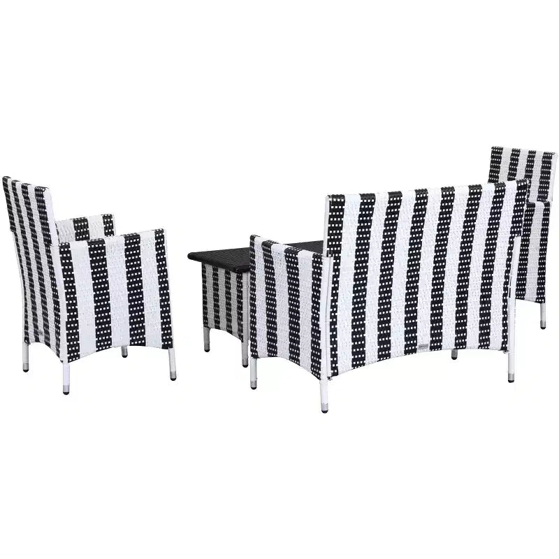 Figueroa 4-teiliges Terrassenset – Innen/Außen – PAT2508 – Safavieh