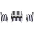 Figueroa 4 Piece Patio Set - Indoor/Outdoor - PAT2508 - Safavieh
