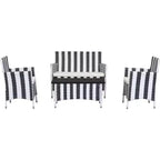 Figueroa 4 Piece Patio Set - Indoor/Outdoor - PAT2508 - Safavieh