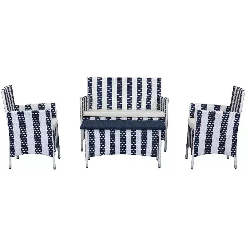 Figueroa 4-teiliges Terrassenset – Innen/Außen – PAT2508 – Safavieh