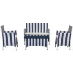Figueroa 4-teiliges Terrassenset – Innen/Außen – PAT2508 – Safavieh