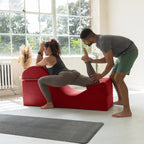 Avana Kami umwandelbare Chaise / Yoga & Massage – 2-in-1-Ottomane mit verdeckter ausklappbarer Yoga-Liege, Microvelvet – N/A