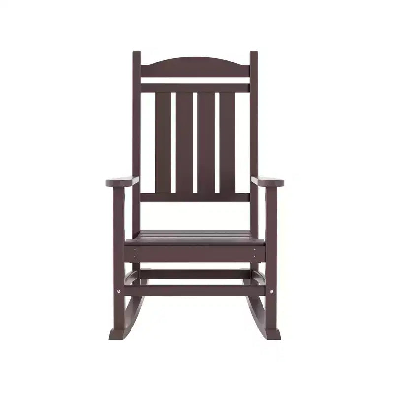 WestinTrends 3-teiliges Schaukelstuhl-Set mit Beistelltisch für Veranda