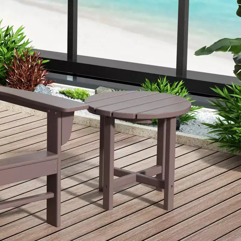 WestinTrends 3-teiliges Schaukelstuhl-Set mit Beistelltisch für Veranda