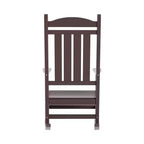 WestinTrends 3-teiliges Schaukelstuhl-Set mit Beistelltisch für Veranda