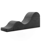 Avana Kami umwandelbare Chaise / Yoga & Massage – 2-in-1-Ottomane mit verdeckter ausklappbarer Yoga-Liege, Microvelvet – N/A