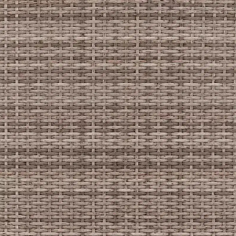 Flash Furniture Huck Loungegarnitur aus Korbgeflecht für drinnen/draußen, L-förmiges Sofa mit Esstisch, wetterfeste Kissen