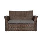 WestinTrends 4-teiliges Outdoor Rattan-Sofa-Set mit Couchtisch