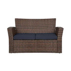 WestinTrends 4-teiliges Outdoor Rattan-Sofa-Set mit Couchtisch