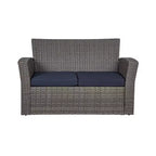WestinTrends 4-teiliges Outdoor Rattan-Sofa-Set mit Couchtisch