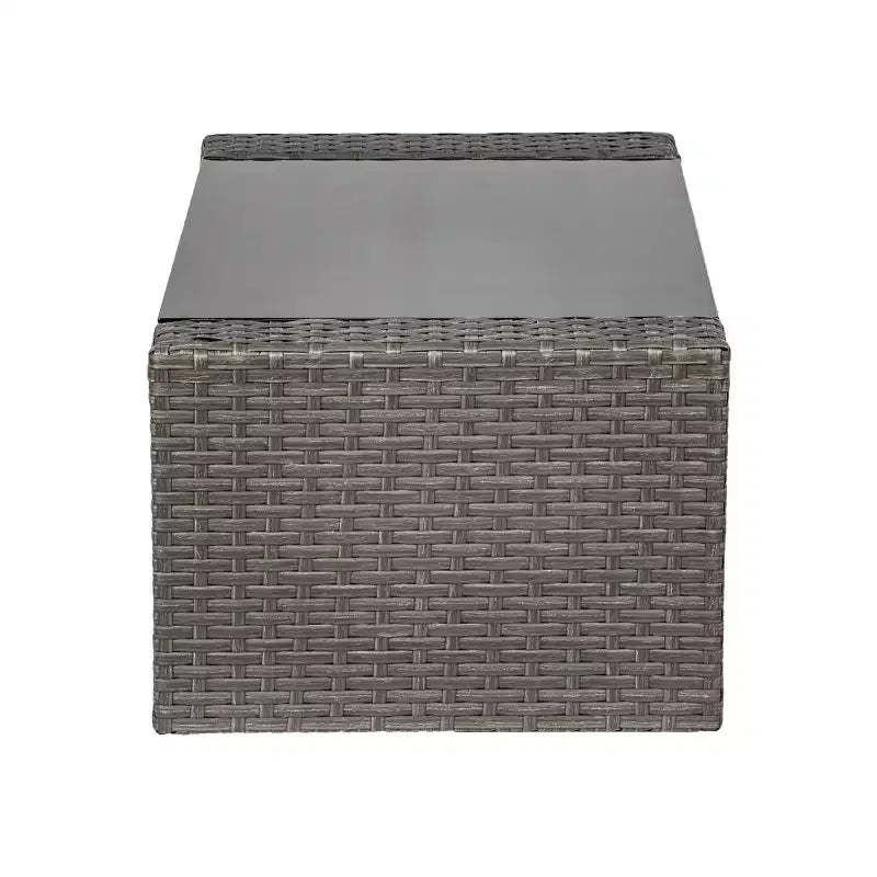 WestinTrends 4-teiliges Outdoor Rattan-Sofa-Set mit Couchtisch