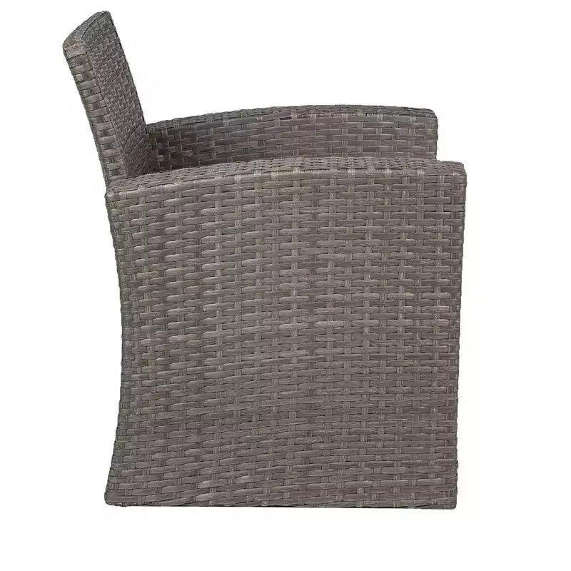 WestinTrends 4-teiliges Outdoor Rattan-Sofa-Set mit Couchtisch
