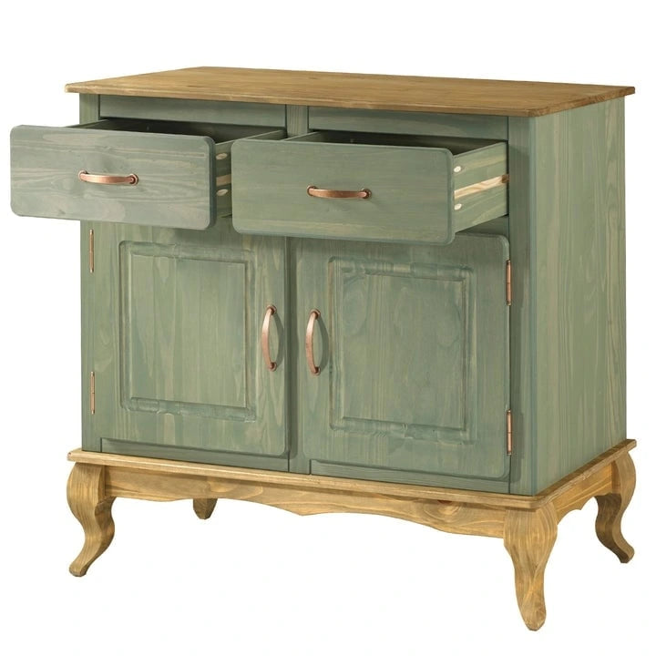 Holz-Sideboard Grün