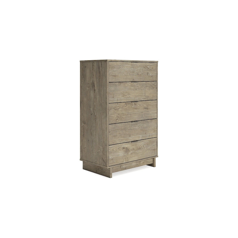 Signature Design by Ashley Oliah Brown Woodgrain Dresser