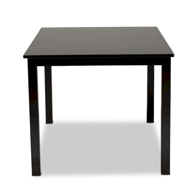 Espresso Brown Rectangle Dining Table in Contemporary Style for 6 Person