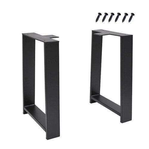 H Type Square Tube Heavy Duty Table Legs 16  Height Legs for Furniture