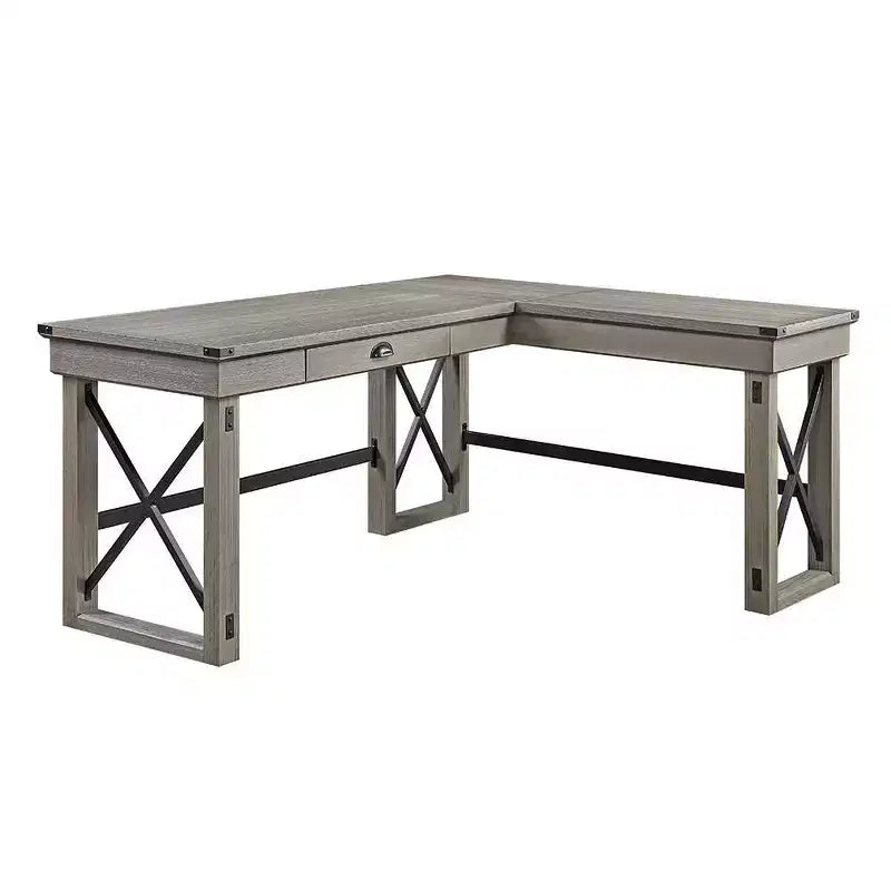 67" Talmar Writing Desk Wood Base with File Drawer - Acme Furniture