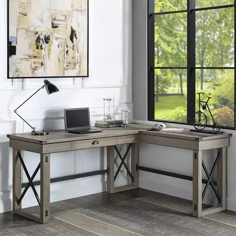 67" Talmar Schreibtisch Holzgestell mit Aktenschublade - Acme Furniture