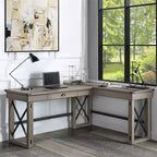 67" Talmar Schreibtisch Holzgestell mit Aktenschublade - Acme Furniture